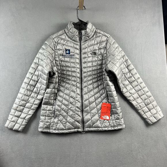The North Face Jacket Womens Extra Large Gray Thermoball Full Zip Outdoor Hiking - Picture 1 of 9